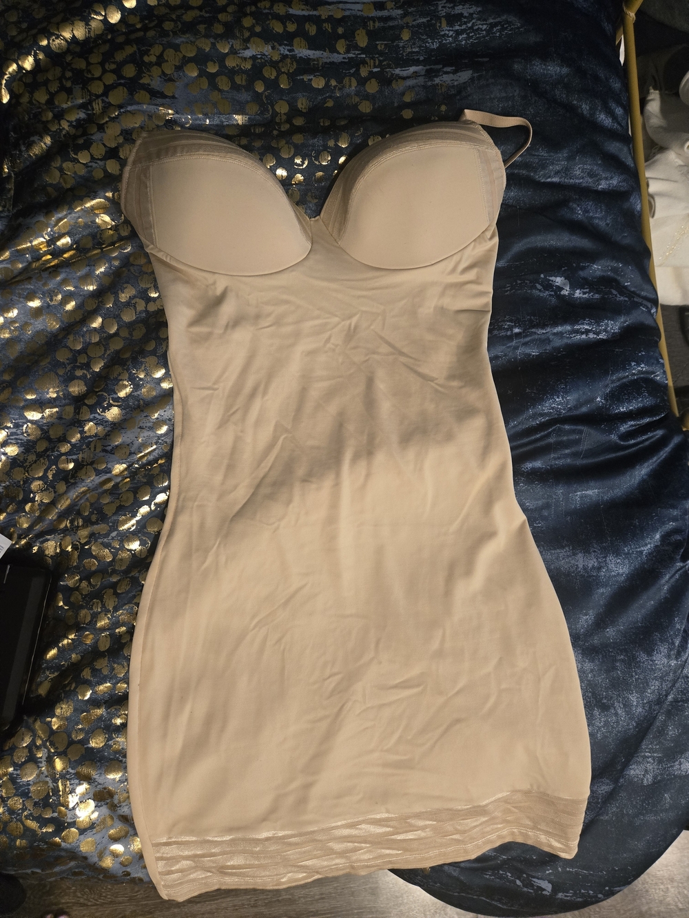 Assets By Spanx Strapless Shapewear Slip - Nude